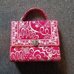 Vera Bradley Pink Julia Twirly Bird Shoulder Bag